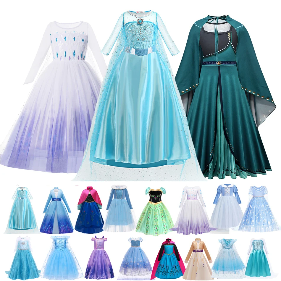 Anna Elsa Princess Dress For Girl Birthday Party Tulle Prom Gown Kids Christmas Cosplay Snow Queen Coronation Costume
Anna Elsa Princess Dress For Girl Birthday Party Tulle Prom Gown Kids Christmas Cosplay Snow Queen Coronation Costume