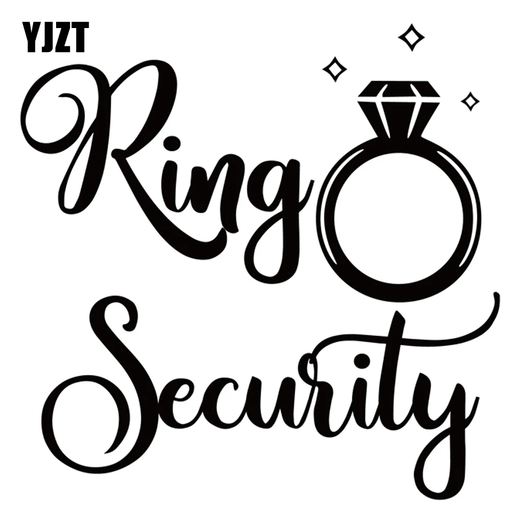 YJZT 13.2×13.2CM Ring Security Waterproof Cartoon Pattern Car Sticker Vinyl Decal Black/Silver 4C-0413
YJZT 13.2×13.2CM Ring Security Waterproof Cartoon Pattern Car Sticker Vinyl Decal Black/Silver 4C-0413