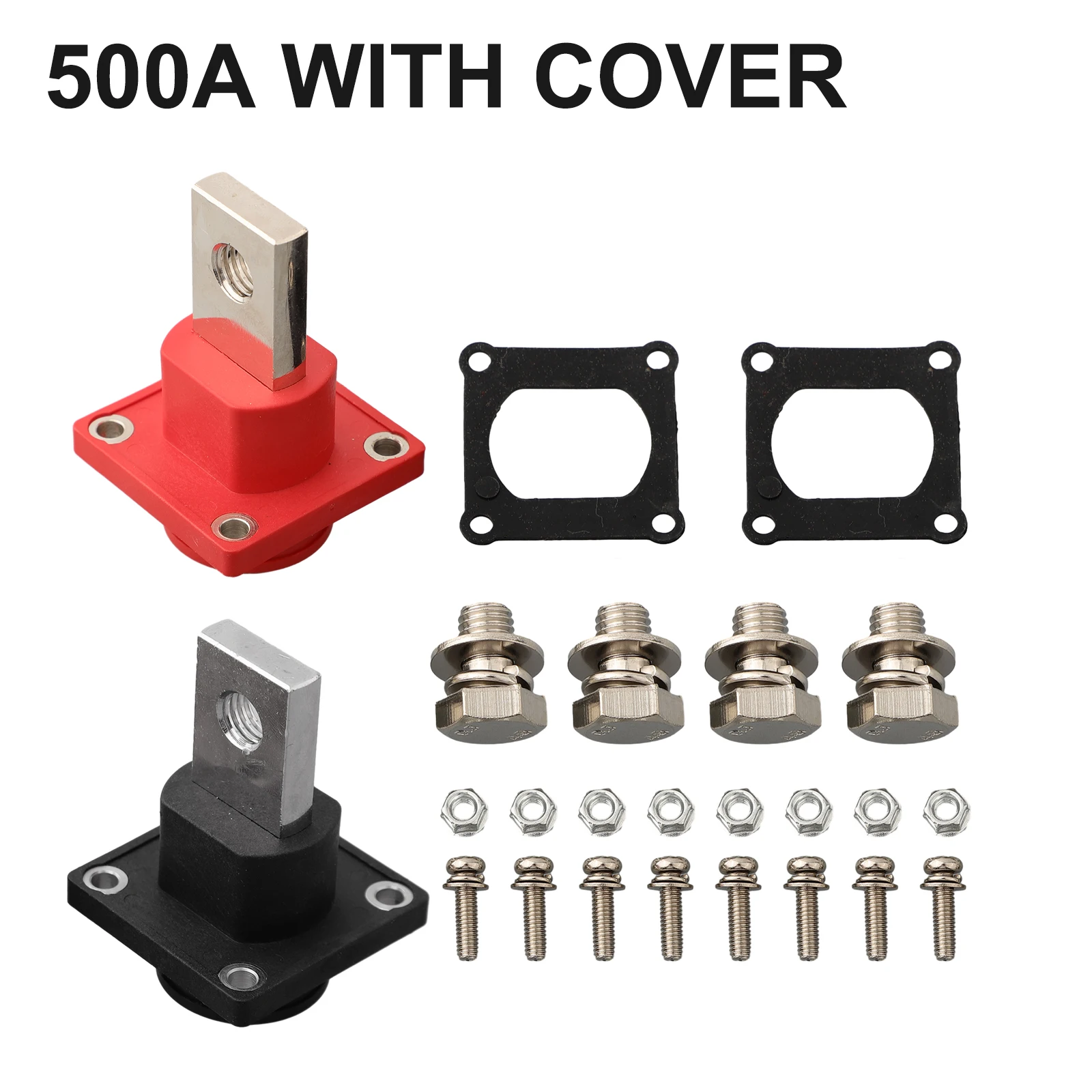 Copper Lithium Battery Terminals 2X High Current Energy Storage Connectors with Good Electrical Conductivity and Click On Cover
Copper Lithium Battery Terminals 2X High Current Energy Storage Connectors with Good Electrical Conductivity and Click On Cover