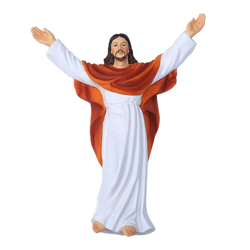 Decorative Resin Jesus Christ Statue Resurrection Figurine Auto Decoration Christian Saint Statue Festive Gift
Decorative Resin Jesus Christ Statue Resurrection Figurine Auto Decoration Christian Saint Statue Festive Gift