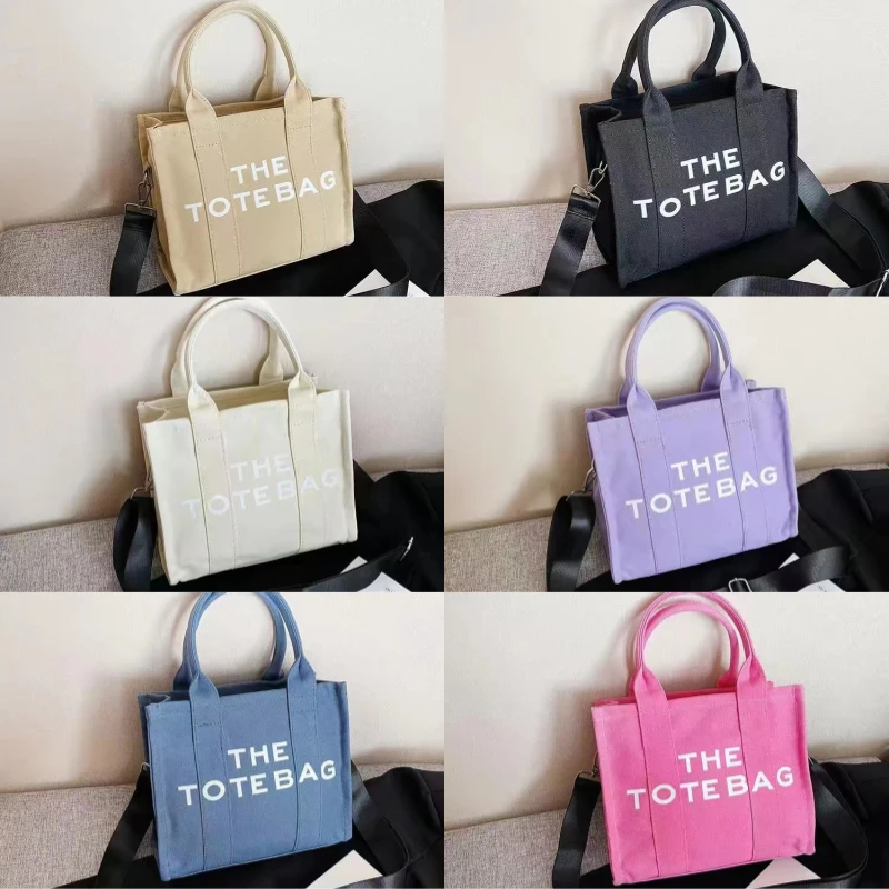 Woman Canvas Handbag Casual Messenger Shoulder Women Tote Bag Black Blue Large Capacity Luxury Shopping Bag Zipper Solid Color
Woman Canvas Handbag Casual Messenger Shoulder Women Tote Bag Black Blue Large Capacity Luxury Shopping Bag Zipper Solid Color