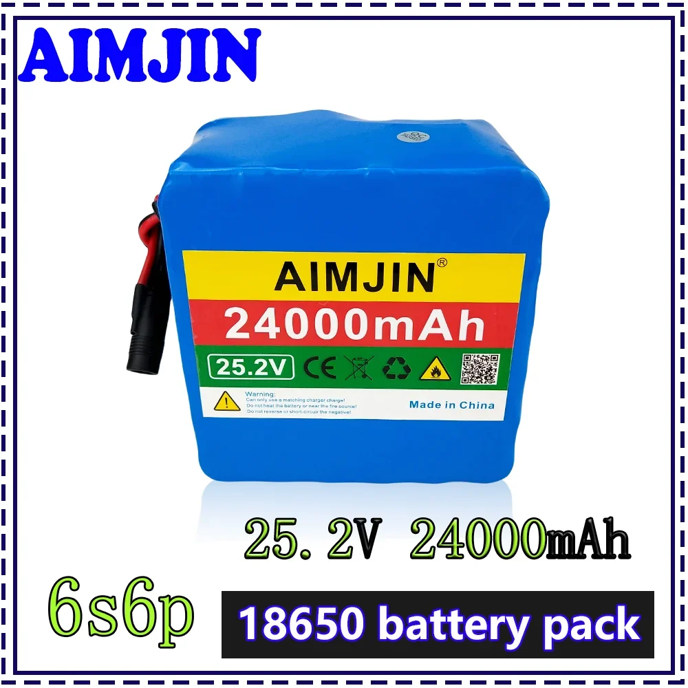 2024 New 25.2V 24000mAh Large Capacity Lithium Battery Pack, 18650 Battery Pack 6S6P, For Electric Bicycles and Scooters
2024 New 25.2V 24000mAh Large Capacity Lithium Battery Pack, 18650 Battery Pack 6S6P, For Electric Bicycles and Scooters