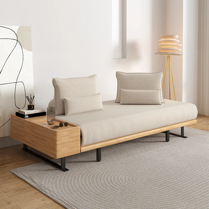 Multifunctional Nordic Solid Wood Sofa Bed Foldable Small Apartment Living Room Simple Modern Double-Purpose Log Sofa
Multifunctional Nordic Solid Wood Sofa Bed Foldable Small Apartment Living Room Simple Modern Double-Purpose Log Sofa