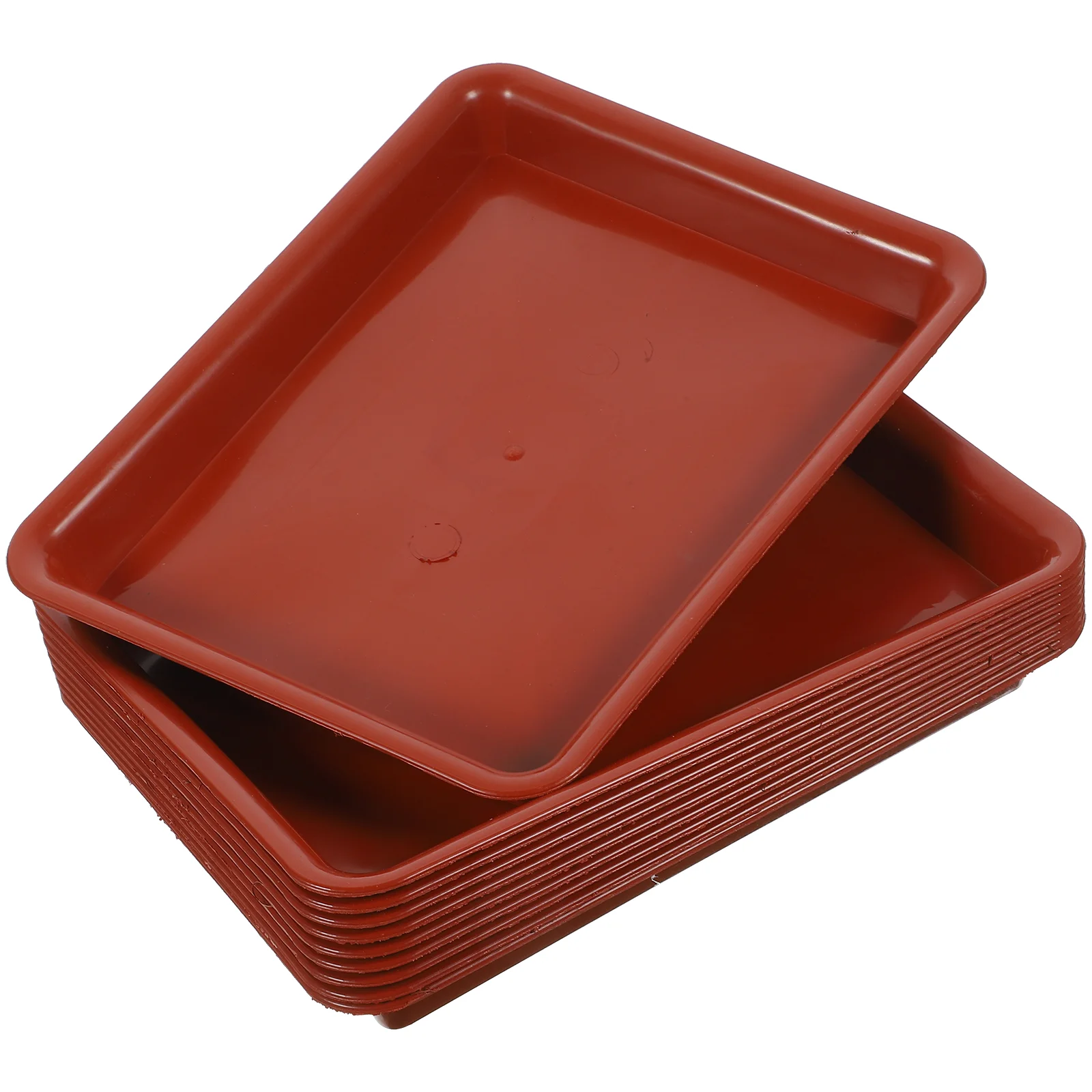10Pcs Rectangular Flowerpot Water Tray Rectangular Plant Saucer Garden Plant Pot Holder Trays
10Pcs Rectangular Flowerpot Water Tray Rectangular Plant Saucer Garden Plant Pot Holder Trays