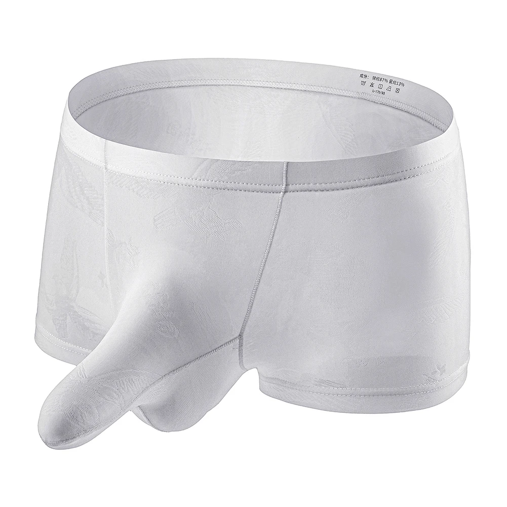 Sexy Men Elephant Nose Underwear Boxer Thin Breathable Briefs Ice Silk Shorts Panties Bulge Pouch Underpants Lingeries
Sexy Men Elephant Nose Underwear Boxer Thin Breathable Briefs Ice Silk Shorts Panties Bulge Pouch Underpants Lingeries