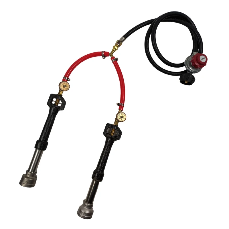 LSMIITTH Propane Gas Forge Dual Burner With High Pressure Regulator ,Blacksmith Knife Making Melting Furnace with Air Choke
LSMIITTH Propane Gas Forge Dual Burner With High Pressure Regulator ,Blacksmith Knife Making Melting Furnace with Air Choke