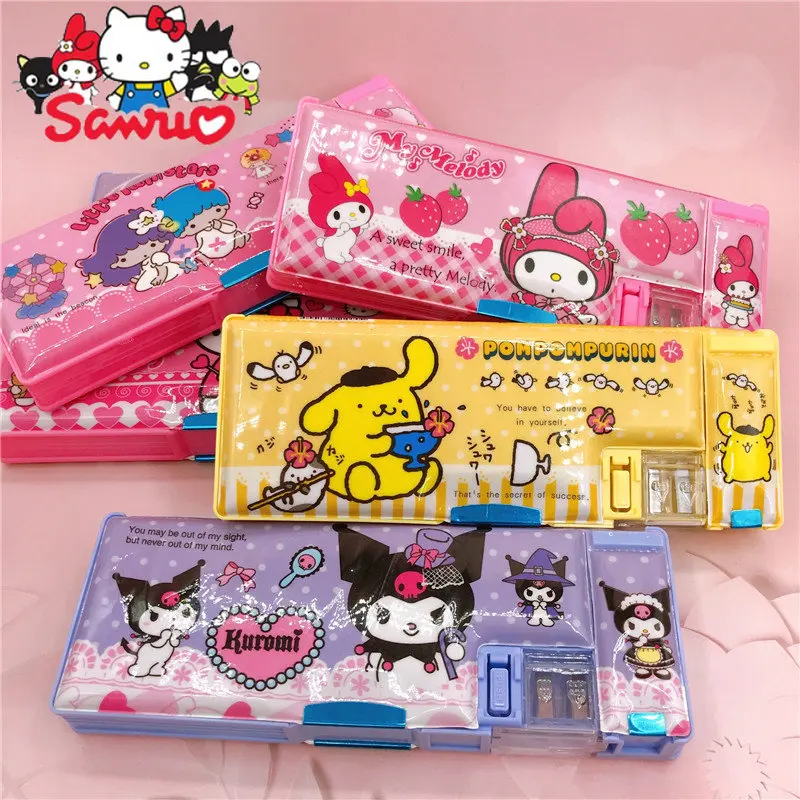 MINISO Kuromi Hello Kitty Melody Cinnamoroll Pochacco Cartoon Anime Magnetic Stationery Pen Case Anime Pencil Case for Students
MINISO Kuromi Hello Kitty Melody Cinnamoroll Pochacco Cartoon Anime Magnetic Stationery Pen Case Anime Pencil Case for Students