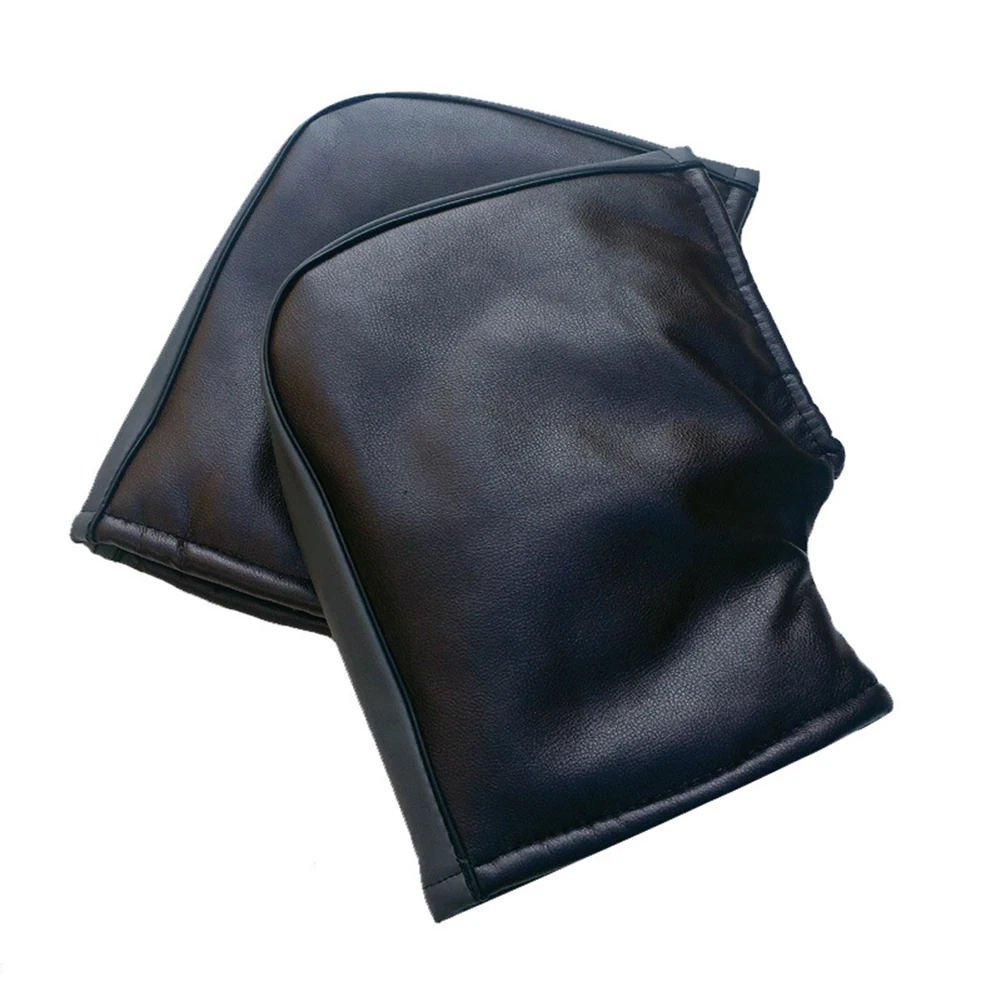 2pc Black Motorcycle Scooter Winter Warm Handlebar Gloves Hand Muffs Waterproof Pu Leather Windproof Gloves For Electric Vehicle
2pc Black Motorcycle Scooter Winter Warm Handlebar Gloves Hand Muffs Waterproof Pu Leather Windproof Gloves For Electric Vehicle