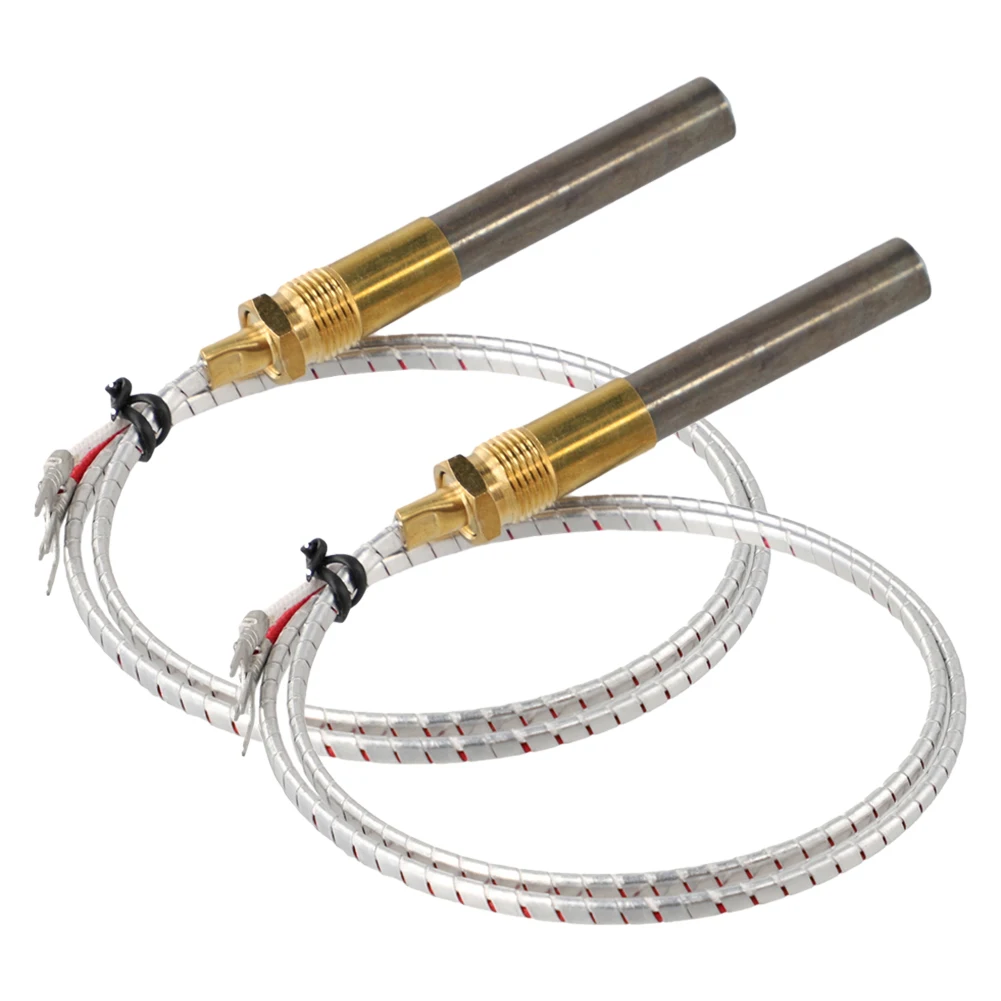 2pcs Thermopile Thermocouple Generator Gas Fireplace Heater Temperature Sensor Replacement Parts Easy To Install
2pcs Thermopile Thermocouple Generator Gas Fireplace Heater Temperature Sensor Replacement Parts Easy To Install