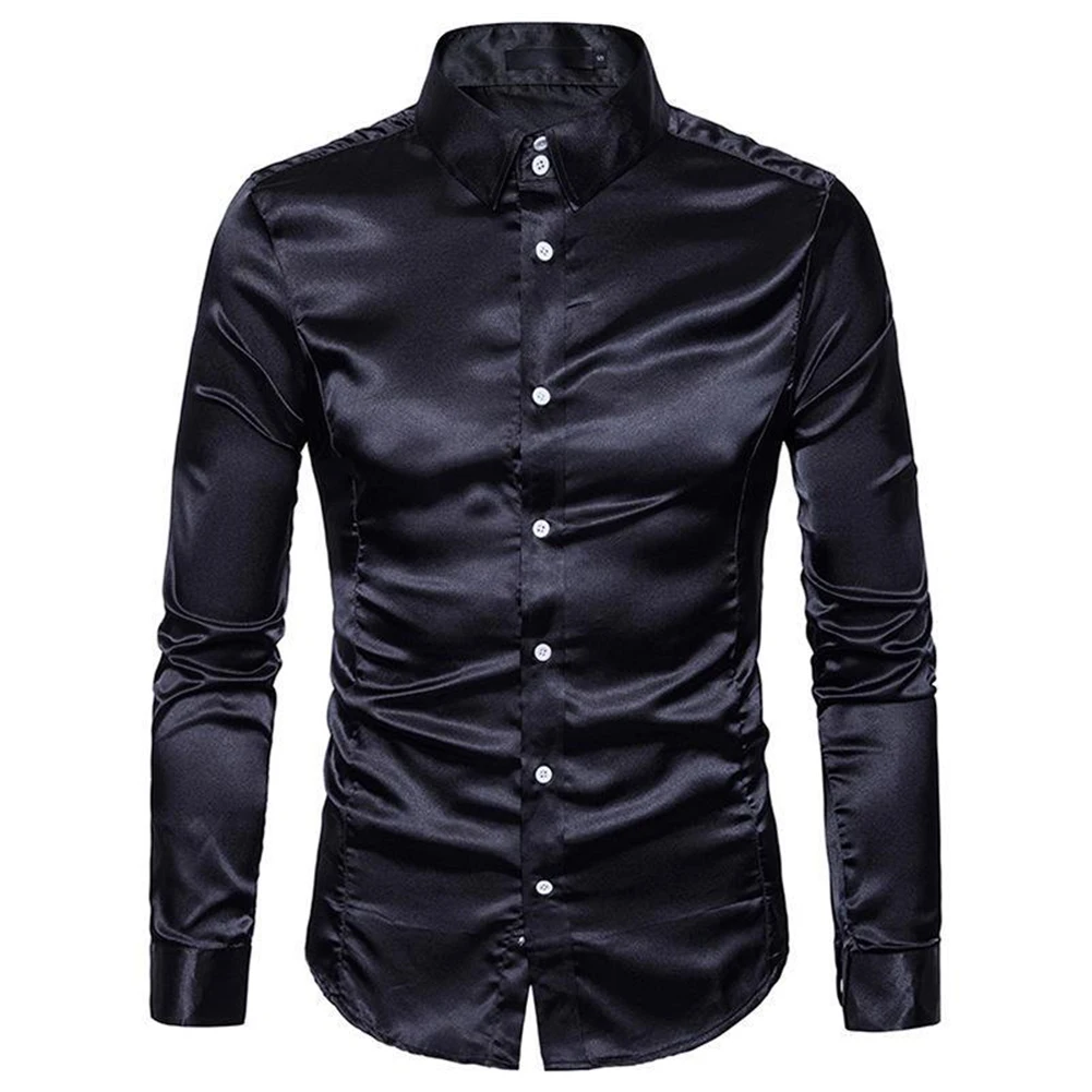 Slim Dress Shirt for Men Collared Satin Luxury Perfect for Any Occasion Durable and Comfortable for All Season Wear
Slim Dress Shirt for Men Collared Satin Luxury Perfect for Any Occasion Durable and Comfortable for All Season Wear