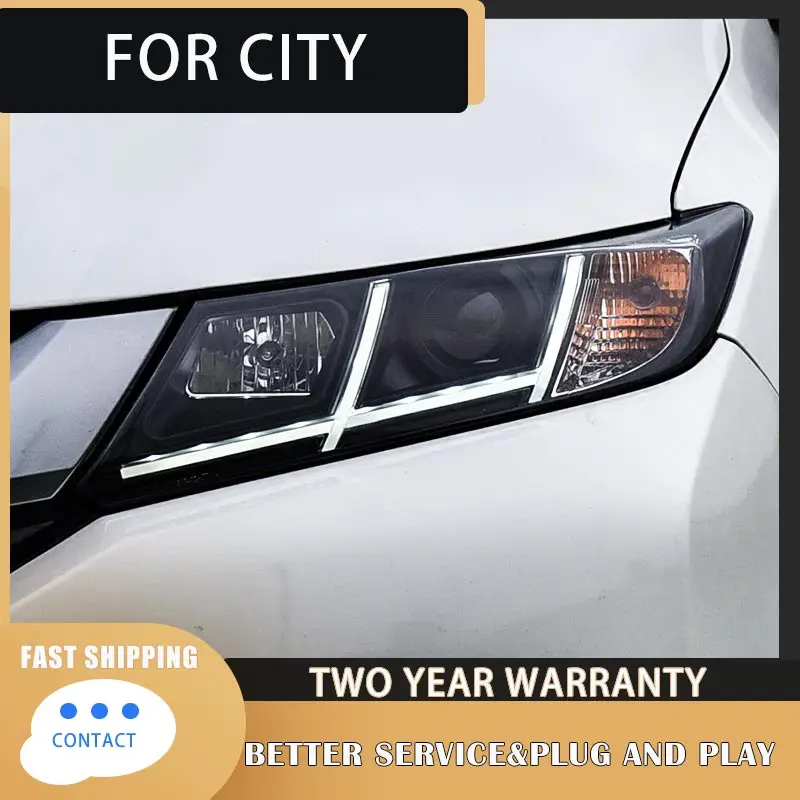 Car Lights for City 2015-2019 LED Auto Headlight Assembly Upgrade Highlight Blink Signal Lamp Bifocal Xenon Tool Accessories
Car Lights for City 2015-2019 LED Auto Headlight Assembly Upgrade Highlight Blink Signal Lamp Bifocal Xenon Tool Accessories