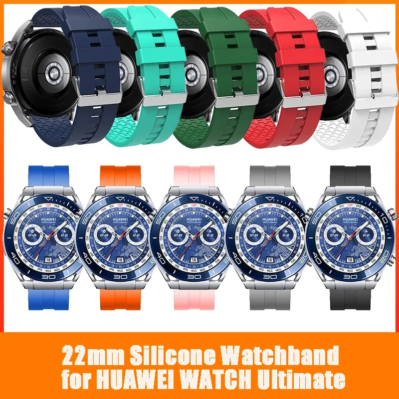 Ремешок силиконовый для HUAWEI WATCH Ultimate, спортивный сменный Браслет для наручных часов
Ремешок силиконовый для HUAWEI WATCH Ultimate, спортивный сменный Браслет для наручных часов
