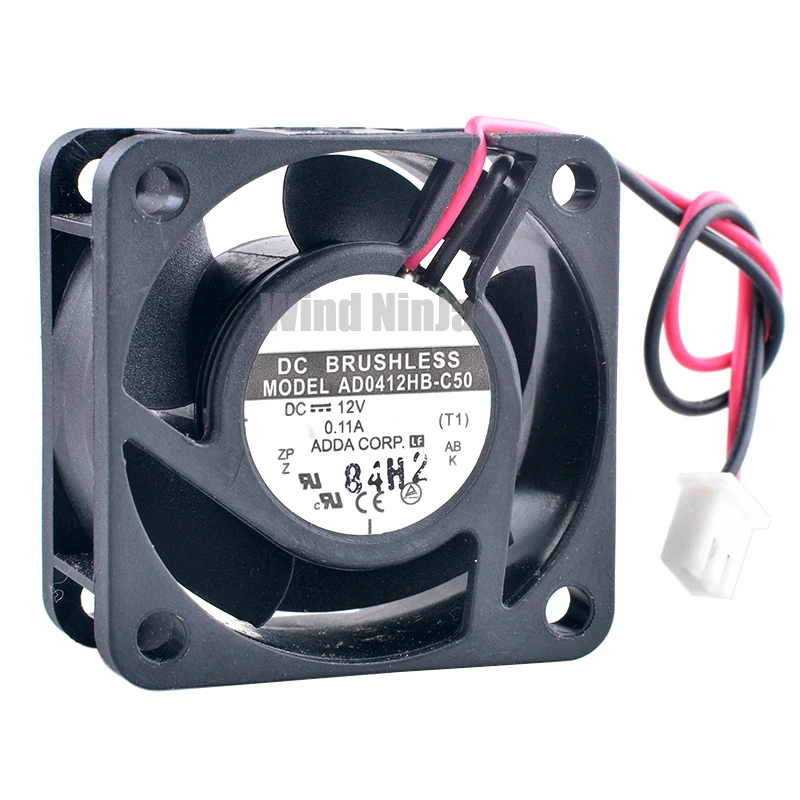

AD0412HB-C50 4cm 40mm fan 40x40x20mm DC12V 0.11A 2pin Dual ball bearing axial cooling fan for IU 2U power supply CPU