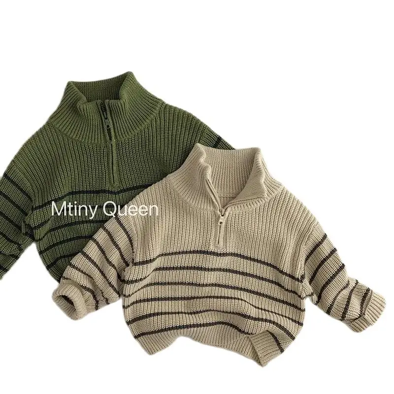 Children's sweater boys' vertical collar zipper long-sleeved jacket girls' warm and thickened blouse in winter
Children's sweater boys' vertical collar zipper long-sleeved jacket girls' warm and thickened blouse in winter