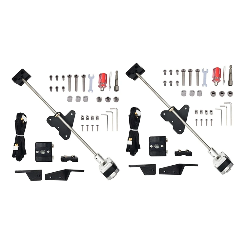 2X For Ender 3 Dual Z Axis Upgrade Kit With Lead Screw Stepper Motor,3D Printer Accessories Parts For Creality Ender 3
2X For Ender 3 Dual Z Axis Upgrade Kit With Lead Screw Stepper Motor,3D Printer Accessories Parts For Creality Ender 3