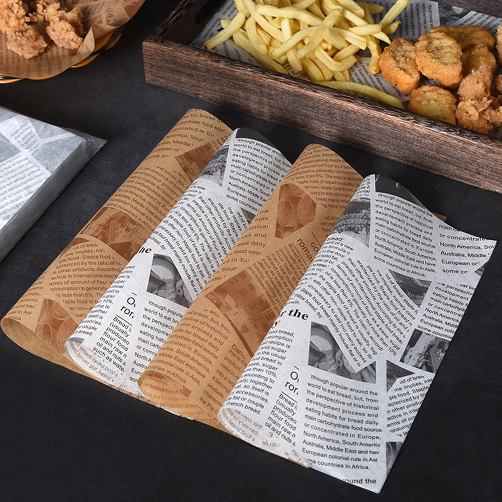 120 Greaseproof Paper Wrapping Paper Bread Sandwich Burger Fries/Food-grade Plate Mats Waxed Paper Baking Kitchen Outdoor Tool
120 Greaseproof Paper Wrapping Paper Bread Sandwich Burger Fries/Food-grade Plate Mats Waxed Paper Baking Kitchen Outdoor Tool