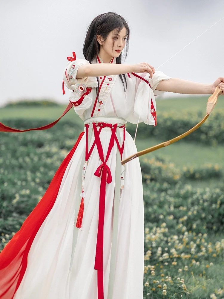 Women Chinese Traditional Hanfu Costume Lady Han Dynasty Dress Embroidery Wei JIN Dynasty Party Show Dance Clothing
Women Chinese Traditional Hanfu Costume Lady Han Dynasty Dress Embroidery Wei JIN Dynasty Party Show Dance Clothing