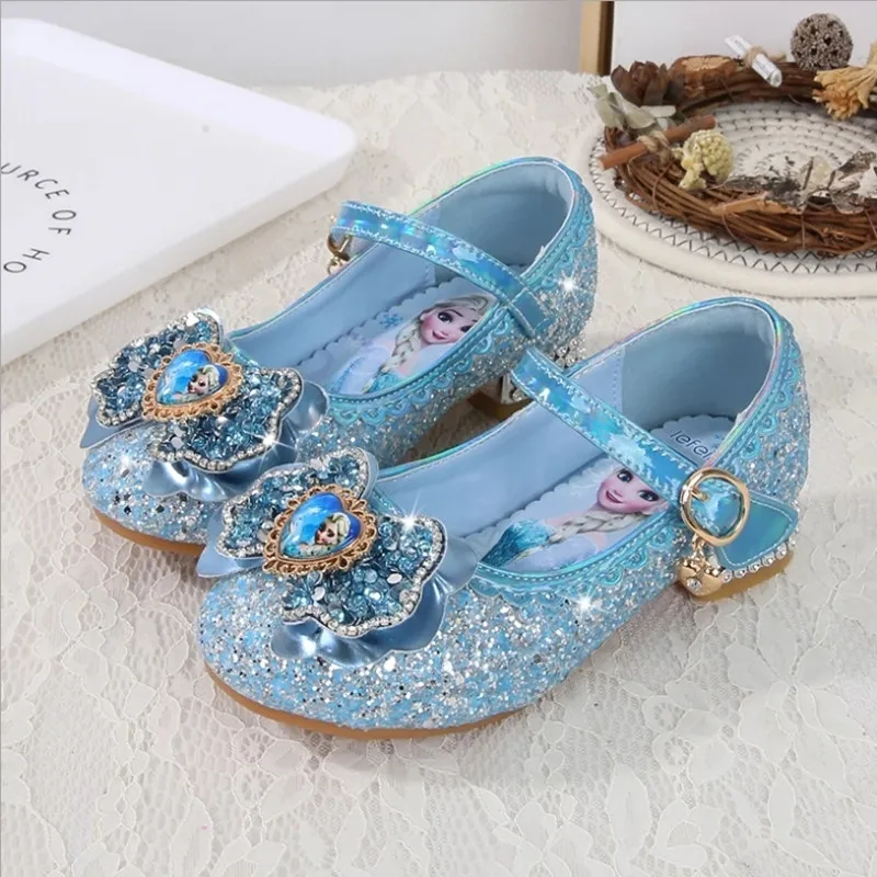 Disney children's high heel princess party shoes summer new girls sandals baby children's shoes little girl crystal shoes 23-36
Disney children's high heel princess party shoes summer new girls sandals baby children's shoes little girl crystal shoes 23-36