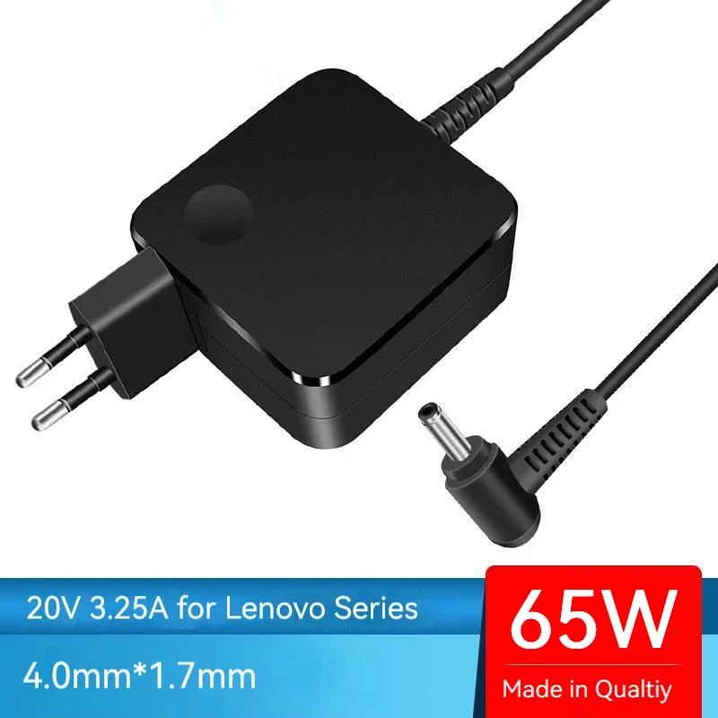 

20V 3.25A 65W 4.0*1.7mm Laptop Ac Adapter Charger For Lenovo Flex 5 6-14ARR 6-14IKB 6-11IGM 3-11IGL05 530S,Air 13 ,Pro B50-B50