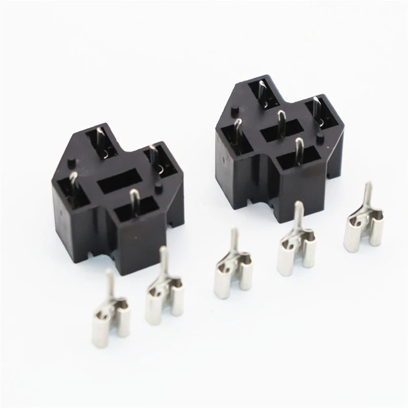 Automotive Car Auto 40A 5 Pin SPDT Relay Socket Connector Adaptor PCB Board Mount Base Holder With 6.3mm Terminals
Automotive Car Auto 40A 5 Pin SPDT Relay Socket Connector Adaptor PCB Board Mount Base Holder With 6.3mm Terminals