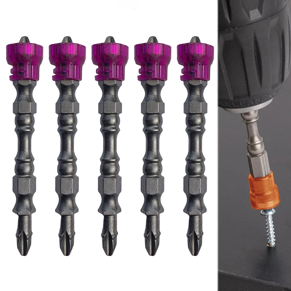 5Pc PH2 Cross Screwdriver Bit With Magnetic Ring 65mm Double-head For Hinge Furniture Installation Repairing Electric Drill Tool
5Pc PH2 Cross Screwdriver Bit With Magnetic Ring 65mm Double-head For Hinge Furniture Installation Repairing Electric Drill Tool