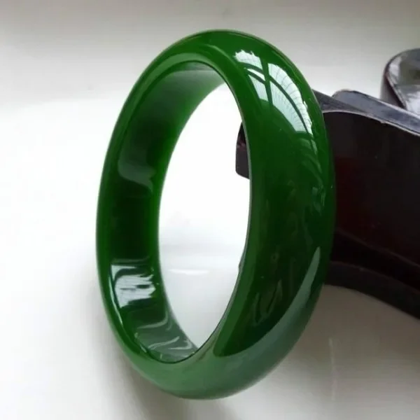 Bracelet en jaspe vert naturel pour hommes et femmes, amulette porte-bonheur, breloque, bijoux, pierre précieuse, accessoires de mode, véritable, diversifier, cadeaux 1