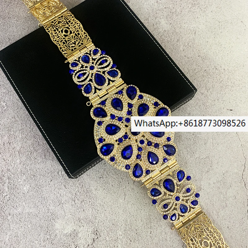 Hot Style Morocco Style Full Rhinestone Caftan Belt For Women Custom Wedding Dress Gold Waist Chain Adjustable Length
Hot Style Morocco Style Full Rhinestone Caftan Belt For Women Custom Wedding Dress Gold Waist Chain Adjustable Length