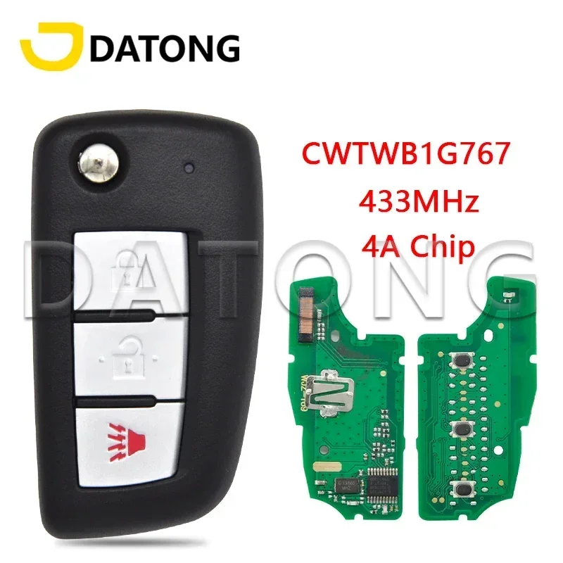 Datong World Car Remote Control Key For Nisan Rogue 2014+ CWTWB1G767 28268-4CB1A 4A Chip 433.92MHz Replacement Flip Smart
Datong World Car Remote Control Key For Nisan Rogue 2014+ CWTWB1G767 28268-4CB1A 4A Chip 433.92MHz Replacement Flip Smart