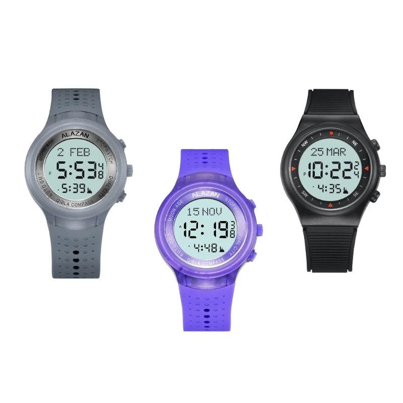 Reliable Prayer Watch with World Time Display Essential Timekeeping Watch Gift W3JD
Reliable Prayer Watch with World Time Display Essential Timekeeping Watch Gift W3JD