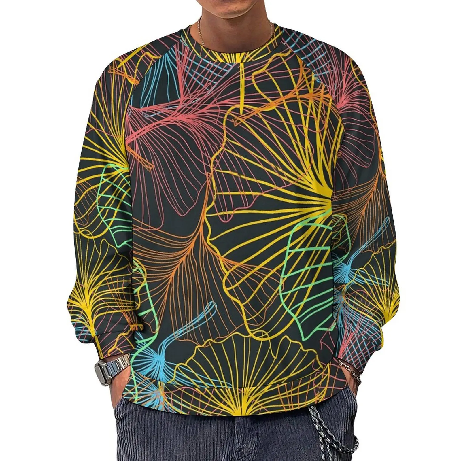 Colorful Ginkgo Biloba Casual Sweatshirts Super Leaves Print Y2k Funny Hoodies Winter Long-Sleeve Streetwear Oversized Hoodie
Colorful Ginkgo Biloba Casual Sweatshirts Super Leaves Print Y2k Funny Hoodies Winter Long-Sleeve Streetwear Oversized Hoodie
