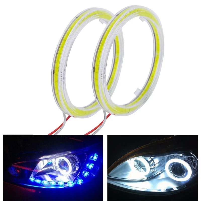 2pcs Car Headlight Angle Lights LED COB White Light 12V Headlight 60MM 70MM 80MM 90MM 100MM 110MM 120MM Car Light
2pcs Car Headlight Angle Lights LED COB White Light 12V Headlight 60MM 70MM 80MM 90MM 100MM 110MM 120MM Car Light
