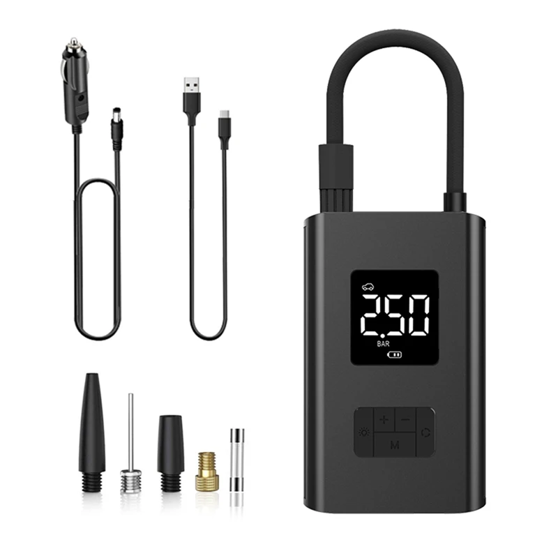 1Set Car Inflator Pump Portable Handheld Wireless Charging Digital Display With Light
1Set Car Inflator Pump Portable Handheld Wireless Charging Digital Display With Light