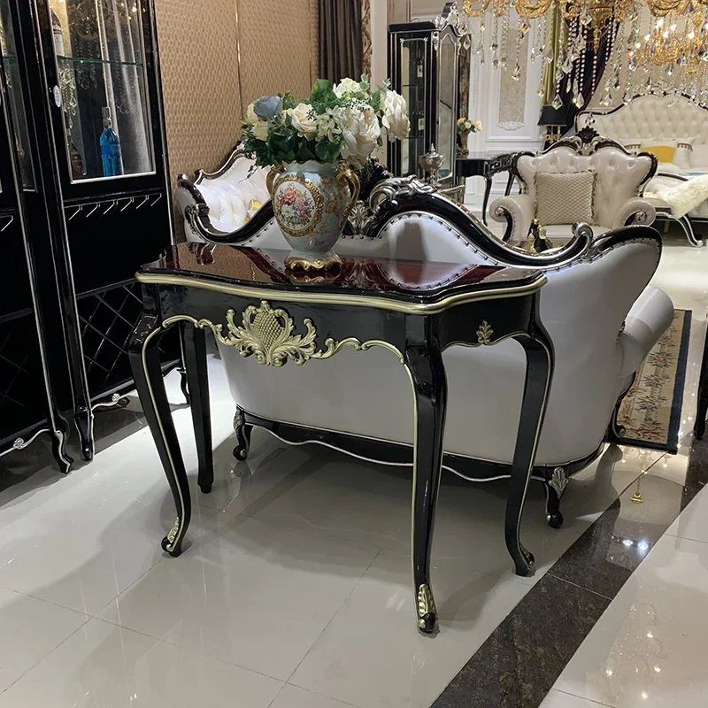 Европейский стиль, стол для крыльца из массива дерева, резной стол для крыльца, гостиная, диван, задний стол, роскошная узкая стена 
Европейский стиль, стол для крыльца из массива дерева, резной стол для крыльца, гостиная, диван, задний стол, роскошная узкая стена