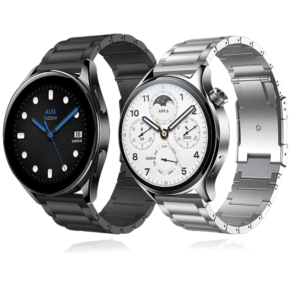 Titanium Metal Band For Xiaomi Watch S1 Pro / S2 46mm 42mm 22mm Bracelet Accessories For Mi Watch Global Version / Active Straps
Titanium Metal Band For Xiaomi Watch S1 Pro / S2 46mm 42mm 22mm Bracelet Accessories For Mi Watch Global Version / Active Straps
