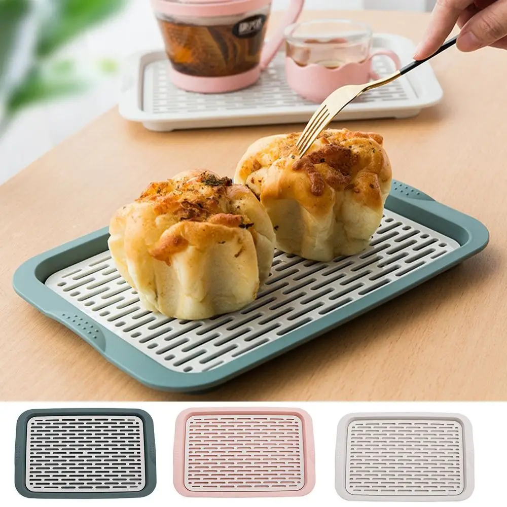 Plastic Dish Drain Tray Multi-purpose Rectangle Shape Portable Fruit Cake Plate Convenient Double Layer Drain Tray Countertop
Plastic Dish Drain Tray Multi-purpose Rectangle Shape Portable Fruit Cake Plate Convenient Double Layer Drain Tray Countertop