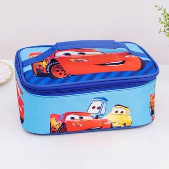 디즈니 만화 냉동 자동차 스티치 귀여운 도시락 가방, 배낭 핸드백 야외 토트백