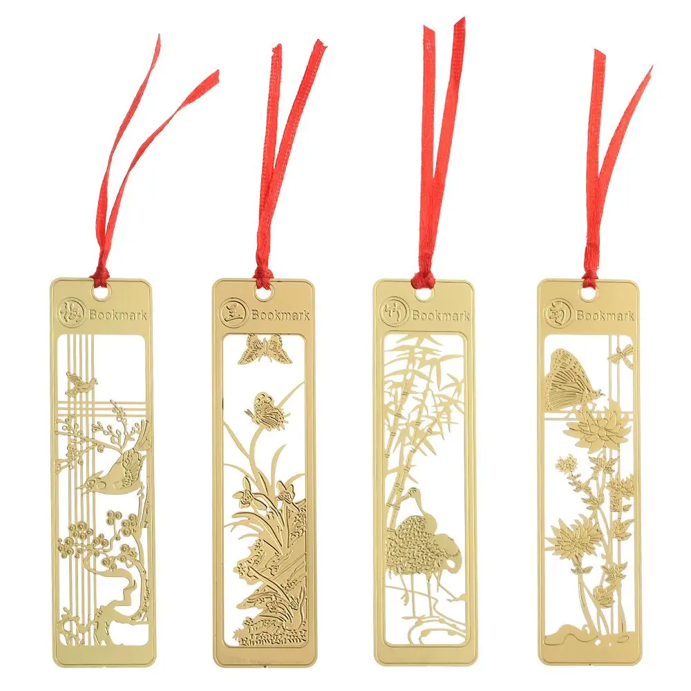 Chinese Style Metal Brass Bookmark Retro Pagination Mark Hollow Out Book Clip Student Stationery School Office Supplies
Chinese Style Metal Brass Bookmark Retro Pagination Mark Hollow Out Book Clip Student Stationery School Office Supplies