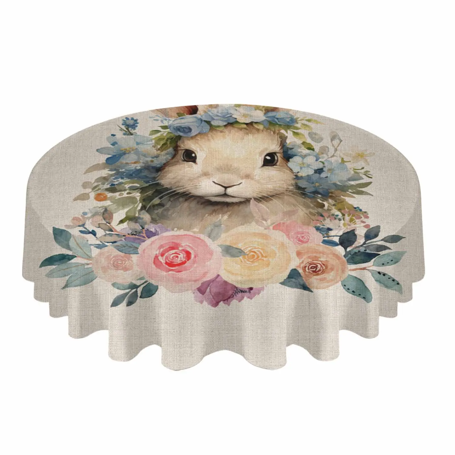 Easter Bunny Flowers Round Tablecloth Waterproof Wedding Banquet Table Cover Dining Decorative Tablecloth
Easter Bunny Flowers Round Tablecloth Waterproof Wedding Banquet Table Cover Dining Decorative Tablecloth