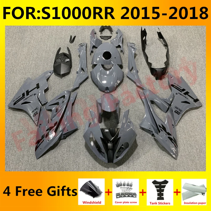 NEW ABS Motorcycle full fairings kit fit For S1000RR S 1000 RR S1000 RR 2015 2016 2017 2018 bodywork Fairing kits set grey black
NEW ABS Motorcycle full fairings kit fit For S1000RR S 1000 RR S1000 RR 2015 2016 2017 2018 bodywork Fairing kits set grey black