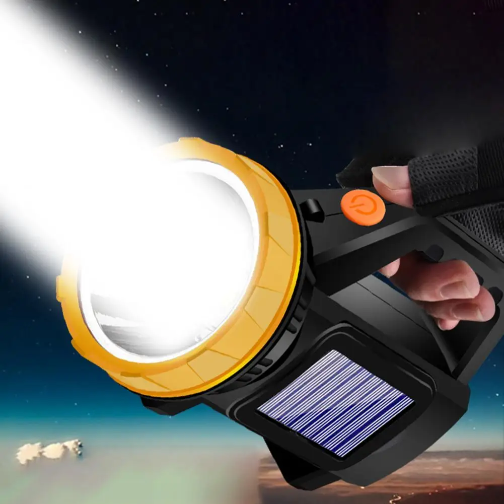 Camping Flashlight 1 Set Practical Waterproof Switch 1500mAh Portable Solar Powered Outdoor Camping Flashlight for Travel
Camping Flashlight 1 Set Practical Waterproof Switch 1500mAh Portable Solar Powered Outdoor Camping Flashlight for Travel
