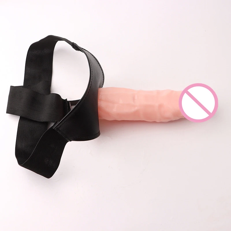 Страпон полый на ремнях с подкачкой Orion Inflatable Strap On, черный 5130400000 - Orion - Страпоны на трусиках и ремешках - Купить