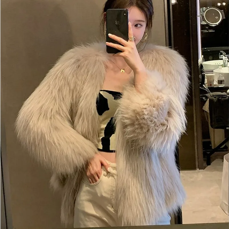 2023 New Faux Fur Coat for Women In Winter with Thickening To Keep Warm Fashionable Reduced Age Slim High End Versatile Outwear
2023 New Faux Fur Coat for Women In Winter with Thickening To Keep Warm Fashionable Reduced Age Slim High End Versatile Outwear