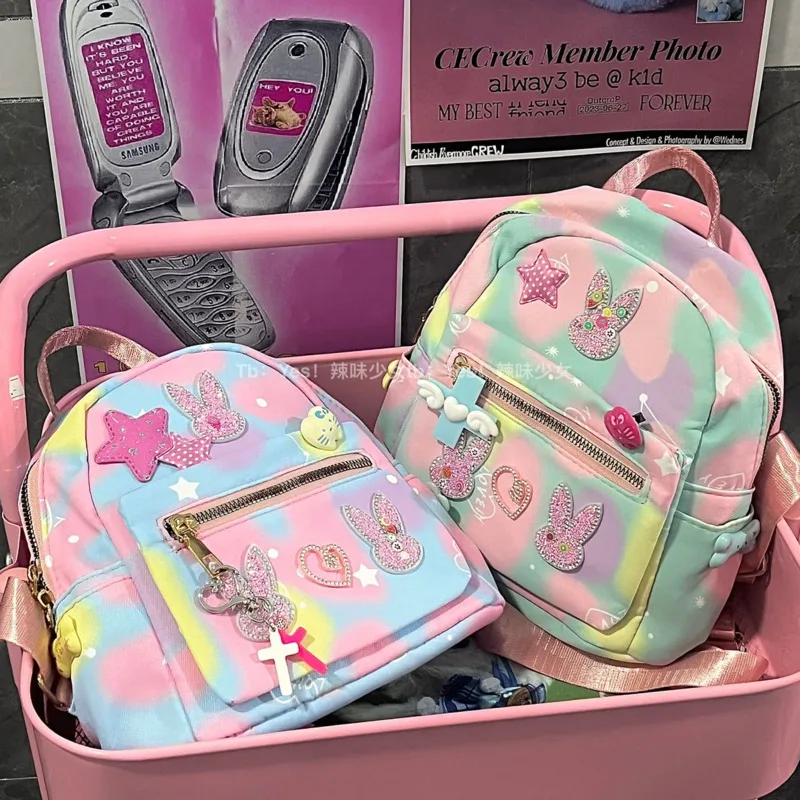 Мини-рюкзак Y2k для девочек с острыми звездами, милые маленькие сумки для учебников, Роскошный дизайнерский рюкзак для детей и студентов, блестящие украшения
Мини-рюкзак Y2k для девочек с острыми звездами, милые маленькие сумки для учебников, Роскошный дизайнерский рюкзак для детей и студентов, блестящие украшения