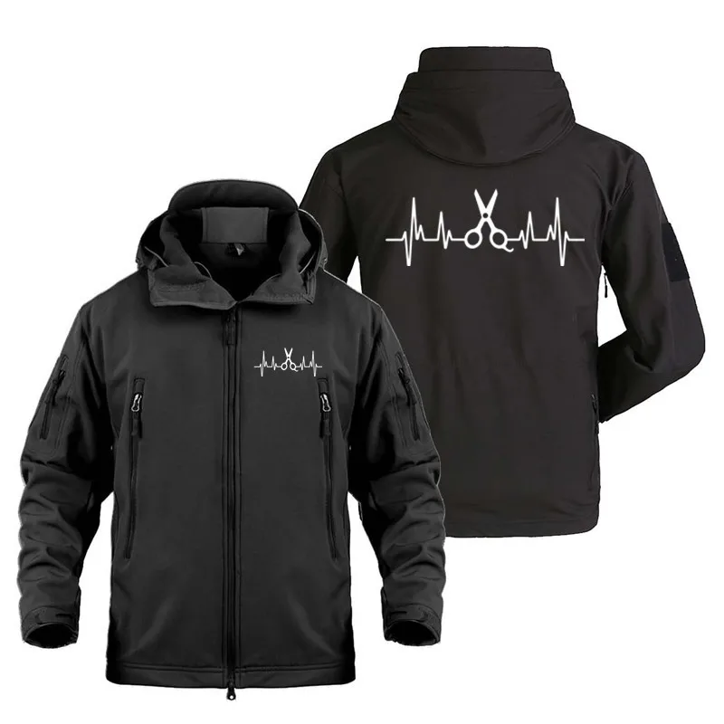 Outdoor Tactical Jacket Warm SoftShell Coats Jackets Men Outdoor Military Hairstylist Hairdresser Heartbeat Man Coat Jacket
Outdoor Tactical Jacket Warm SoftShell Coats Jackets Men Outdoor Military Hairstylist Hairdresser Heartbeat Man Coat Jacket
