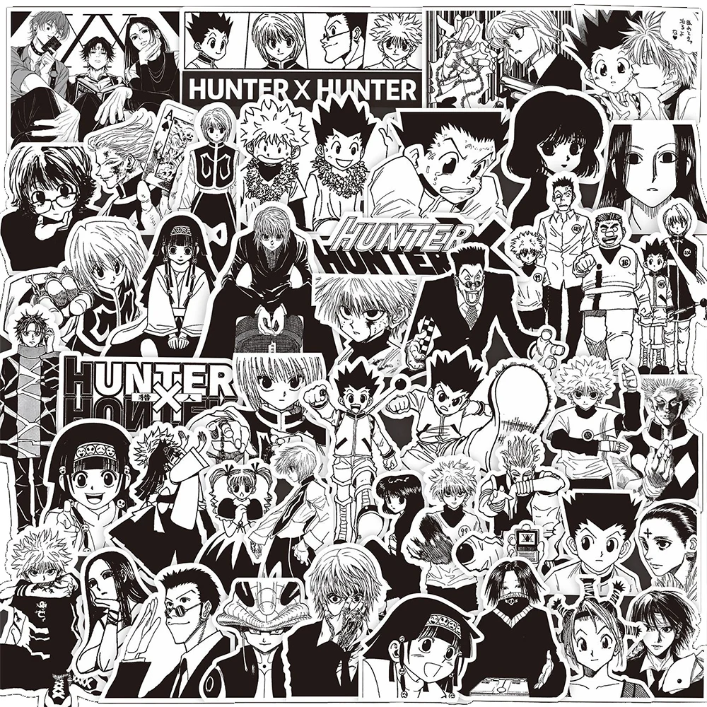 

10/30/70pcs Japanese Anime Hunter X Hunter Stickers Graffiti Skateboard Car Phone Case Waterproof Toys Decals Sticker Wholesale