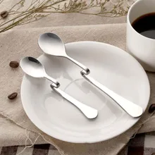 Cute Curved Spoon Teaspoon Unique Condiment Drink Hanging Tea Coffee Dessert Dining Stainless Steel Drink Tableware Coffeeware
Cute Curved Spoon Teaspoon Unique Condiment Drink Hanging Tea Coffee Dessert Dining Stainless Steel Drink Tableware Coffeeware