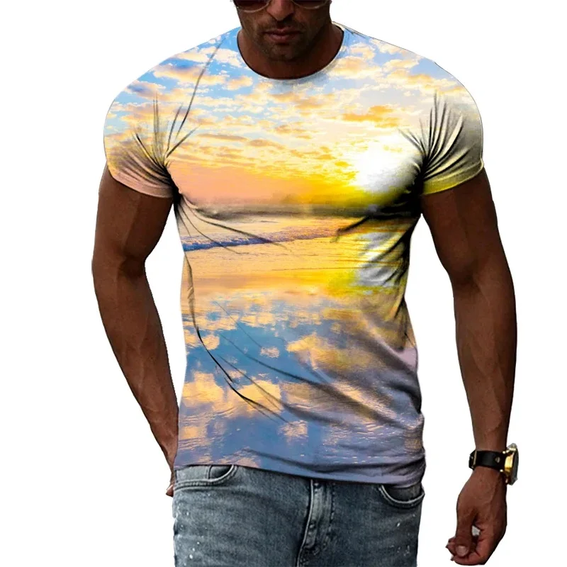 Summer men's T-shirt 3D cloud printed short-sleeved T-shirt street T-shirt men's clothing
Summer men's T-shirt 3D cloud printed short-sleeved T-shirt street T-shirt men's clothing