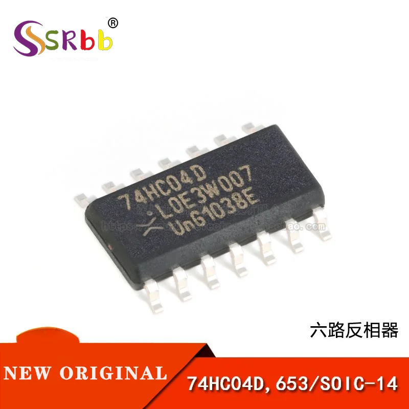 50pcs/ lot Original Authentic 74HC04D,653 SOIC-14 Six-way inverter SMD logic chip
50pcs/ lot Original Authentic 74HC04D,653 SOIC-14 Six-way inverter SMD logic chip