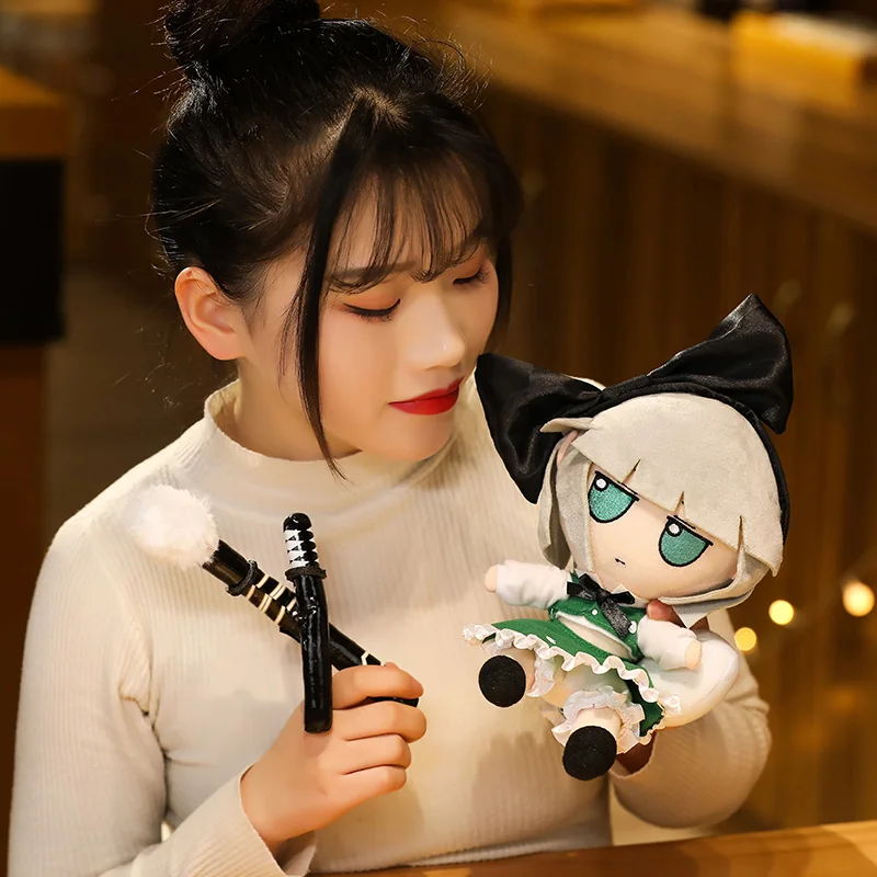 Милые игрушки Hakurei Marisa Kirisame Plushie, 20 см, популярная игра, проект Touhou, мягкие Японские Аниме подушки для детей
Милые игрушки Hakurei Marisa Kirisame Plushie, 20 см, популярная игра, проект Touhou, мягкие Японские Аниме подушки для детей