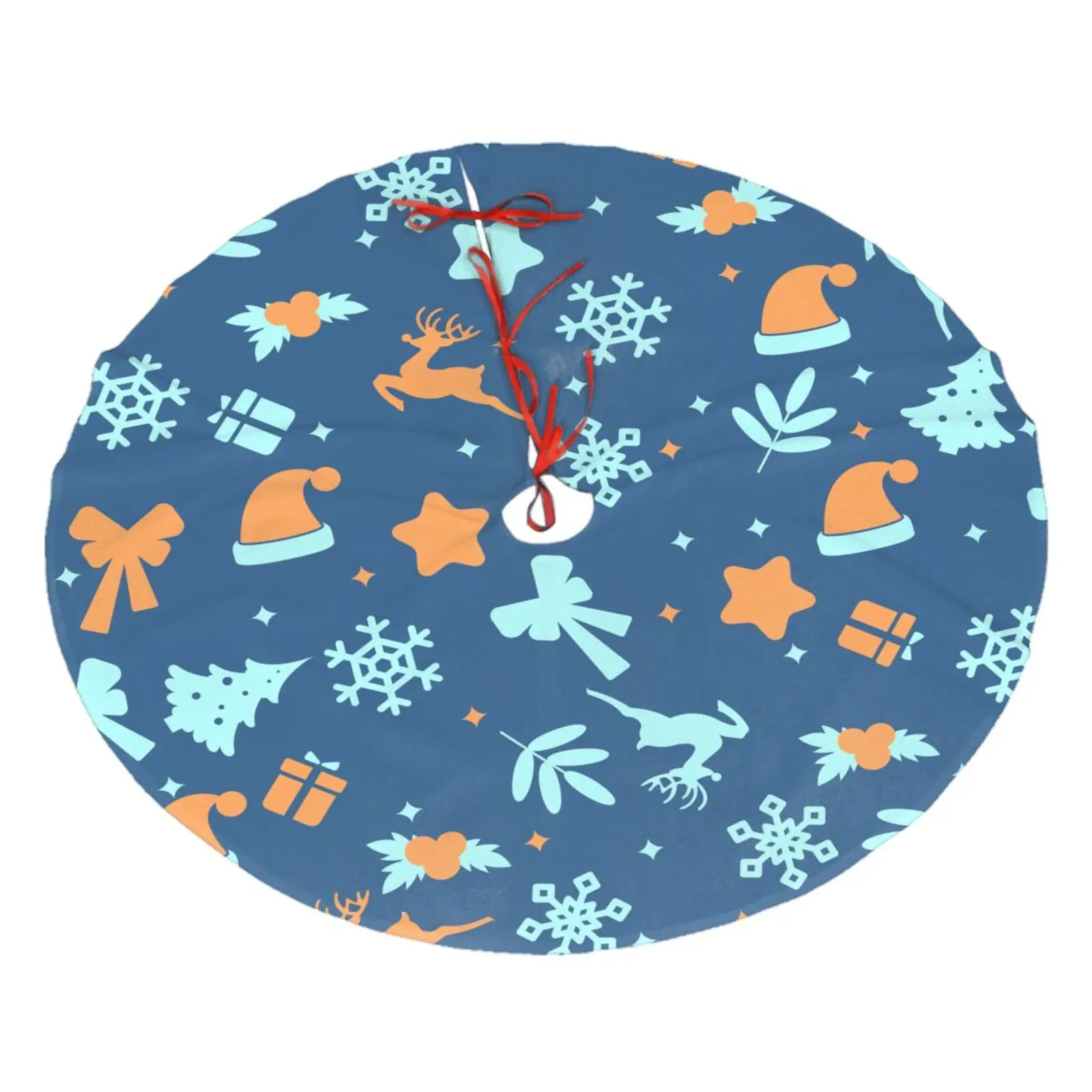 Blue Christmas Tree Skirt Cover Decorations New Year Snowflake Snowman Xmas Unique Tree Collar Skirt for Floor Mat Home Decor
Blue Christmas Tree Skirt Cover Decorations New Year Snowflake Snowman Xmas Unique Tree Collar Skirt for Floor Mat Home Decor